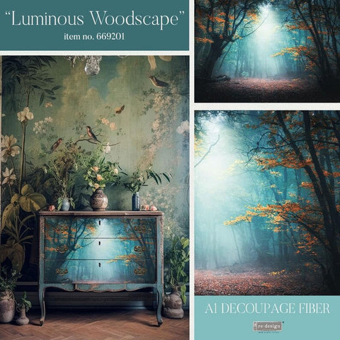 Luminous Woods A 1 Decopauge Paper