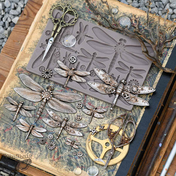 Finnabair Decor Moulds – Machine Dragonflies