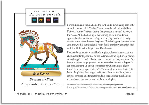 he Trail of Painted Ponies Rain Dancer Figurine