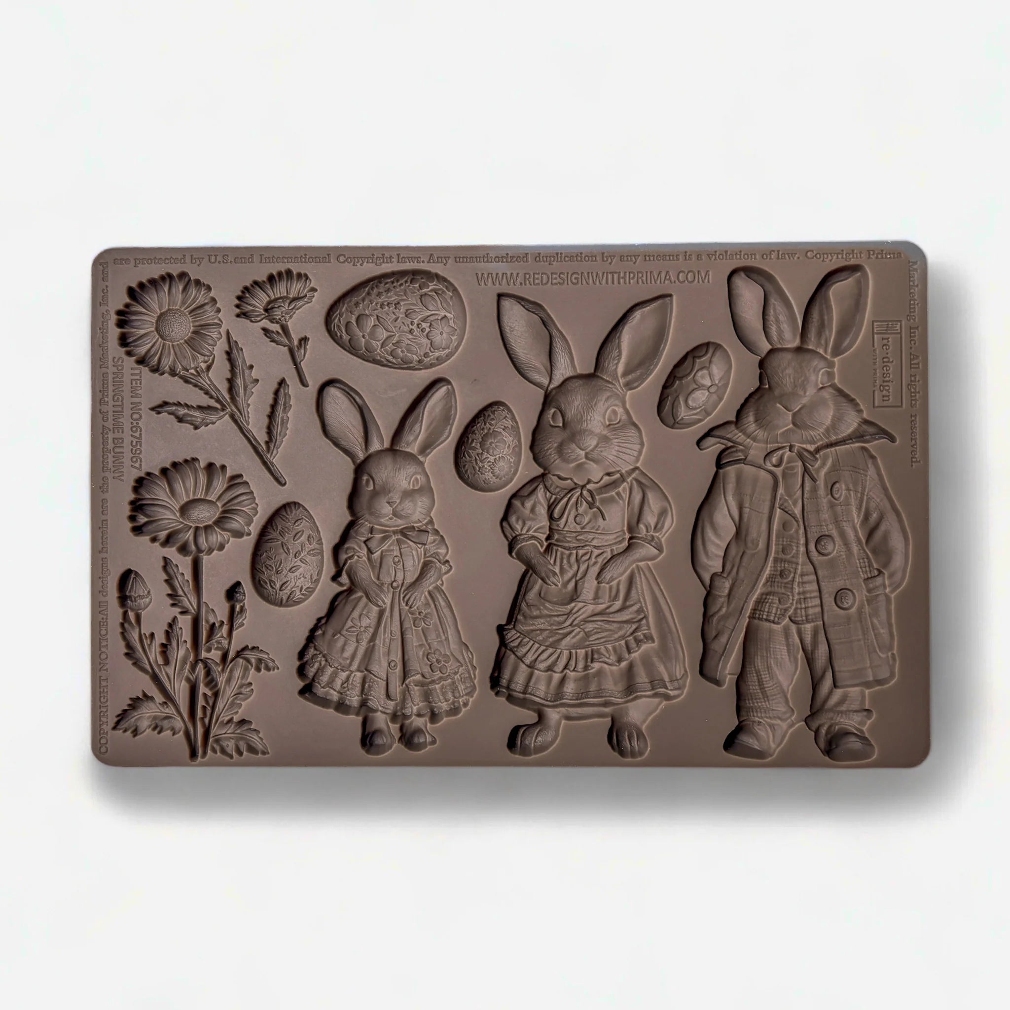 Decor Moulds Springtime Bunny