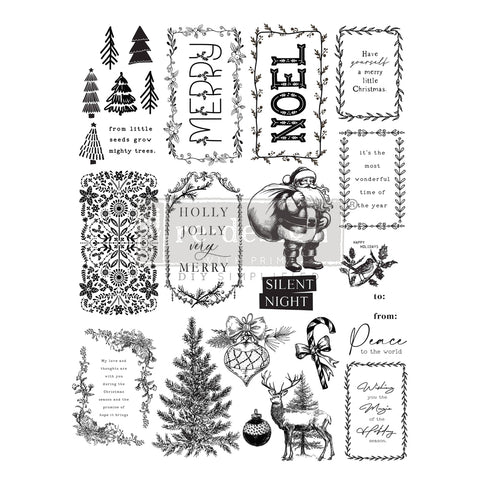 Decor Clear Stamp – Merry and Bright Tags