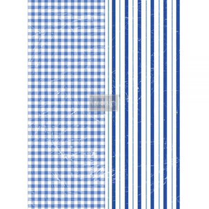 Gingham and Stripes Redesign with Prima transfer