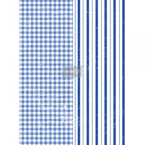 Gingham and Stripes Redesign with Prima transfer