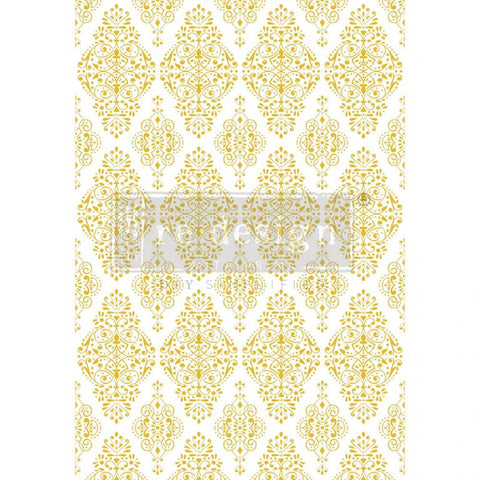 KACHA GOLD DAMASK Redesign with Prima transfer