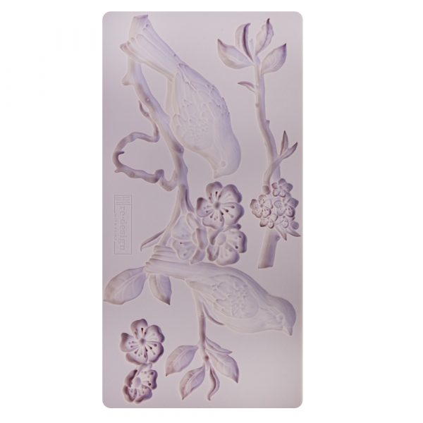 REDESIGN DECOR MOULDS – BLOSSOMING SPRING – 5INX10IN, 8MM THICKNESS