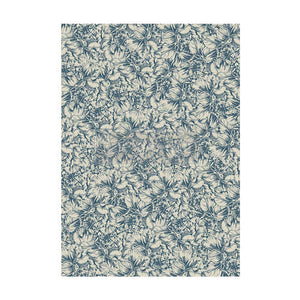 Blue Walpaper  A1 DECOUPAGE FIBER