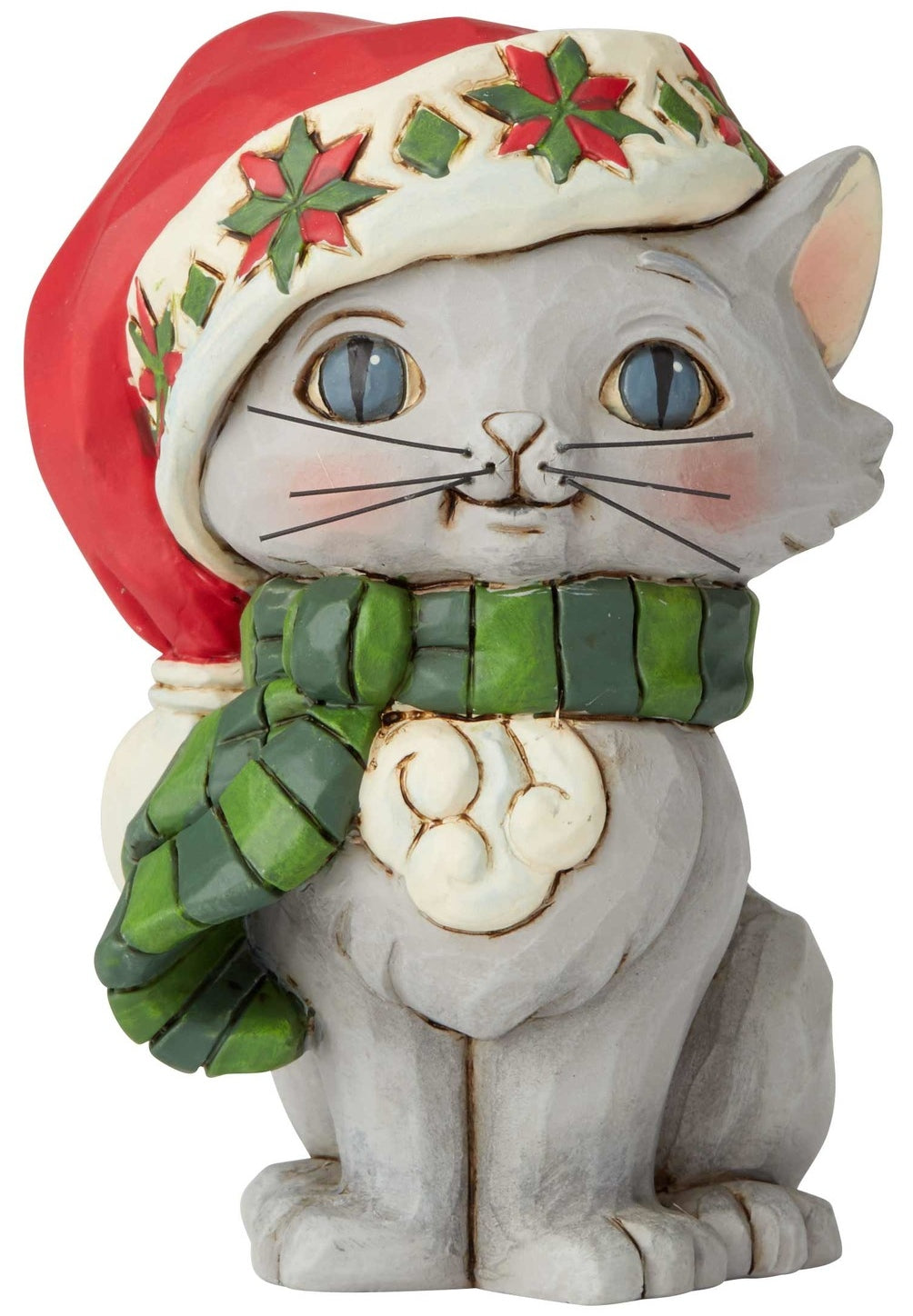 Jim Shore Heartwood Creek 6004295 Mini Christmas' Kitten