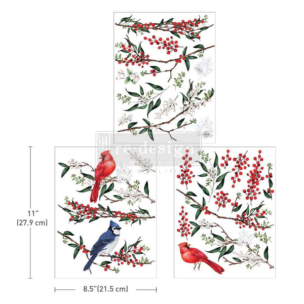 DECOR TRANSFERS® 8.5×11 – WINTERBERRY