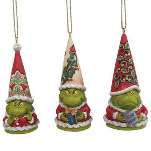 Set of 3 Jim Shore Grinch Ornaments