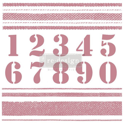 Stripes Clear Cling Stamp